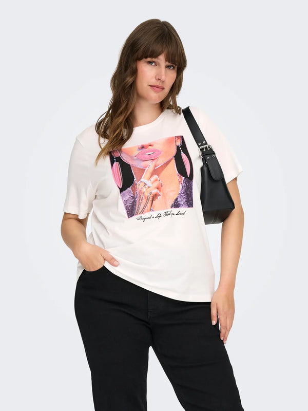 T-skjorte Party Girl White